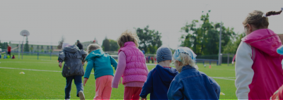 Kids in a field